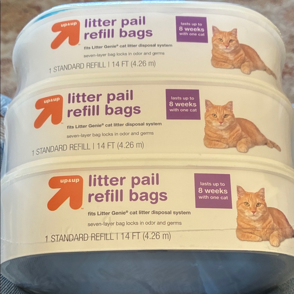 Target Up & Up White Litter Pail Refill Bags